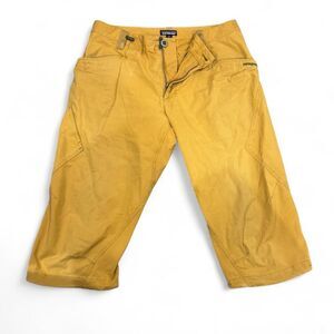Patagonia Men's Yellow and Tan Trousers